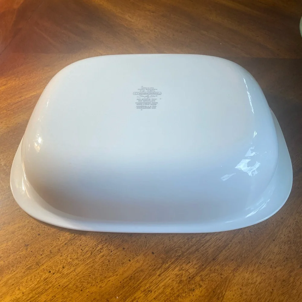 Corelle 3 Qt Simply Lite White Bakeware